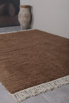 Classic Custom size Brown Moroccan Rug