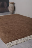 Classic Custom size Brown Moroccan Rug