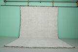 Large Moroccan Rug 10.3 X 14.5 FT - Minimalist Ivory Design