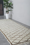 Moroccan runner rug 2.9 X 8.6 Feet