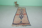 Runner Handmade Vintage Moroccan Rug | 3 FT X 7.5 FT