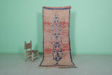 Runner Handmade Vintage Moroccan Rug | 3 FT X 7.5 FT