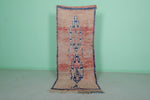 Runner Handmade Vintage Moroccan Rug | 3 FT X 7.5 FT