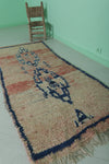 Runner Handmade Vintage Moroccan Rug | 3 FT X 7.5 FT