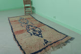 Runner Handmade Vintage Moroccan Rug | 3 FT X 7.5 FT