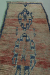 Runner Handmade Vintage Moroccan Rug | 3 FT X 7.5 FT