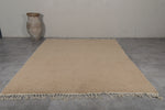 All Beige Custom Moroccan Rug