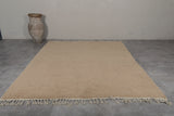 All Beige Custom Moroccan Rug