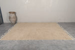 All Beige Custom Moroccan Rug