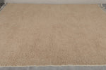 All Beige Custom Moroccan Rug