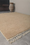 All Beige Custom Moroccan Rug