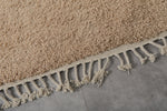 All Beige Custom Moroccan Rug