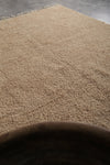 All Beige Custom Moroccan Rug