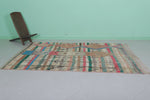 Vintage colourful handmade contemporary rug 4.9 FT X 8.4 FT