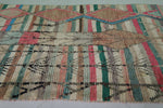 Vintage colourful handmade contemporary rug 4.9 FT X 8.4 FT