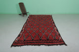 Long Hallway berber moroccan rug 4.6 FT X 9.8 FT