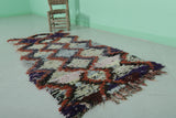 Vintage runner berber Moroccan Rug 2.5 FT X 5.6 FT