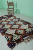 Vintage runner berber Moroccan Rug 2.5 FT X 5.6 FT