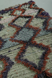 Vintage runner berber Moroccan Rug 2.5 FT X 5.6 FT