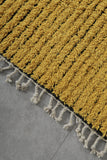 Yellow Moroccan rug 8.6 ft x 10.6 ft