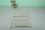 Vintage Moroccan Berber Handwoven Wedding Blanket – 3.3 FT x 5.9 FT | Authentic Decorative Carpet