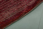 Red Vintage Handmade Moroccan Runner Rug | 4.5 x 10.3 ft
