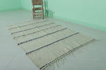 Vintage Moroccan Berber Handwoven Wedding Blanket – 3.3 FT x 5.9 FT | Authentic Decorative Carpet