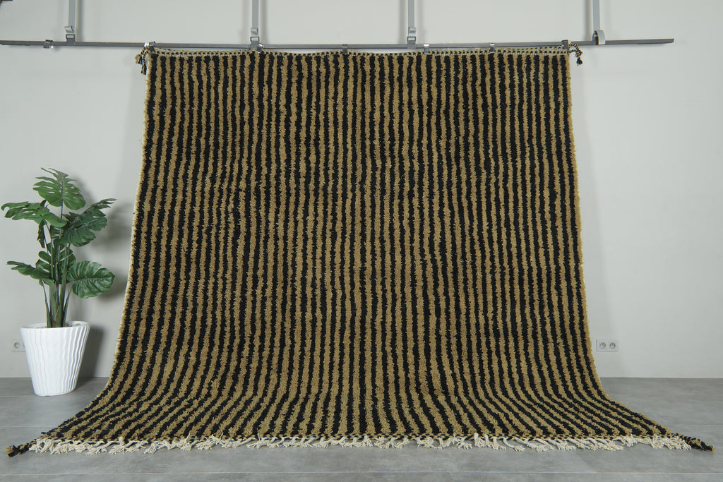 Custom Handwoven Wool Rug – Moroccan Carpet | Modern Minimalist Berber Design