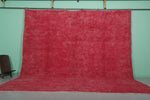 Large Moroccan Rug – 13.7 x 13.4 ft in Vibrant Red