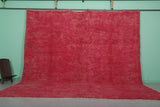 Large Moroccan Rug – 13.7 x 13.4 ft in Vibrant Red