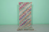Handmade Berber Colorful Moroccan Rug | 2.7 FT X 7.5 FT