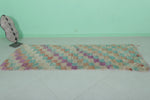 Handmade Berber Colorful Moroccan Rug | 2.7 FT X 7.5 FT