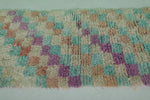 Handmade Berber Colorful Moroccan Rug | 2.7 FT X 7.5 FT