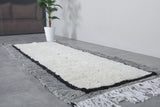 Moroccan handmade berber runner rug 3.7 FT X 9 FT