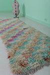 Handmade Berber Colorful Moroccan Rug | 2.7 FT X 7.5 FT
