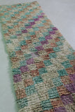 Handmade Berber Colorful Moroccan Rug | 2.7 FT X 7.5 FT