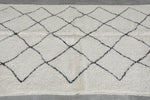 Beni Ourain Moroccan Rug 4.6 x 7.8 ft - Handmade Wool Carpet