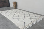 Beni Ourain Moroccan Rug 4.6 x 7.8 ft - Handmade Wool Carpet