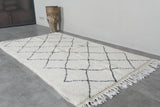 Beni Ourain Moroccan Rug 4.6 x 7.8 ft - Handmade Wool Carpet