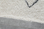 Beni Ourain Moroccan Rug 4.6 x 7.8 ft - Handmade Wool Carpet