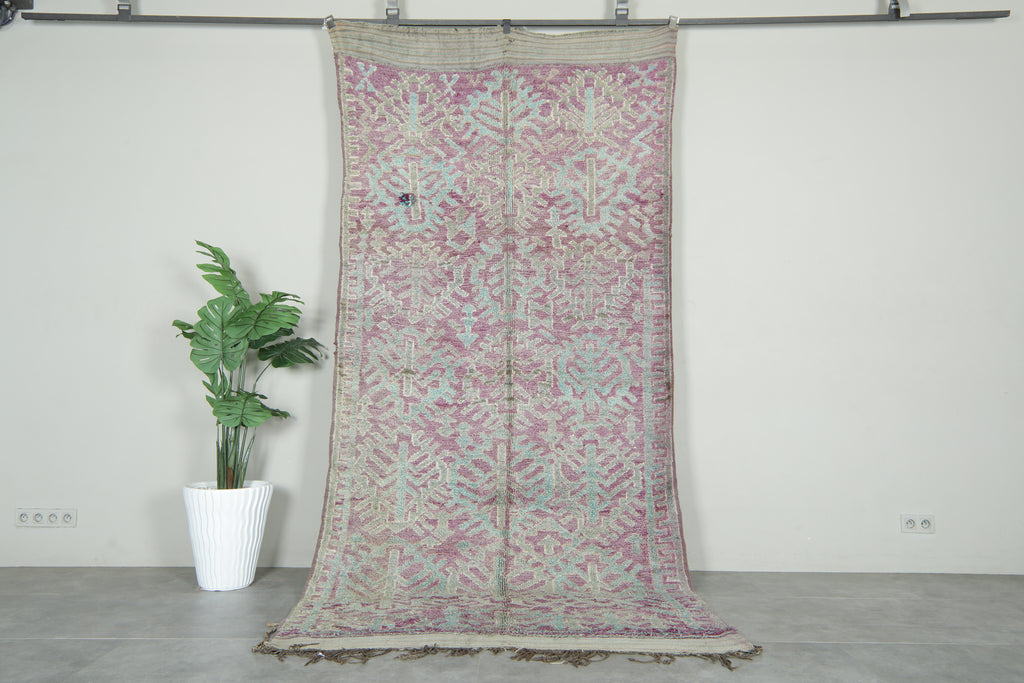 Moroccan wool rug - 5.2 ft x 11.1 ft - Vintage berber rug