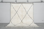 Large Beni Ourain Rug 6.9 x 9.3 ft - Moroccan Wool Carpet