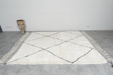 Large Beni Ourain Rug 6.9 x 9.3 ft - Moroccan Wool Carpet