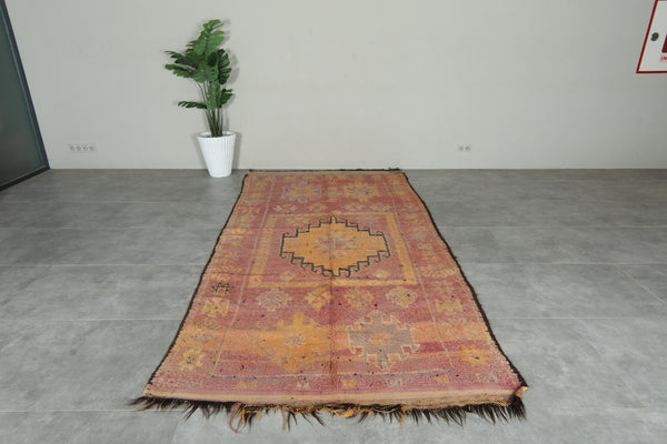 Vintage Azilal Moroccan rug - 5.3 ft x 11.2 ft - Geometric handmade rug