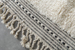 Large Beni Ourain Rug 6.9 x 9.3 ft - Moroccan Wool Carpet