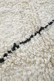 Large Beni Ourain Rug 6.9 x 9.3 ft - Moroccan Wool Carpet