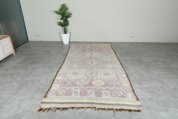 Geometric Moroccan wool rug - 5.4 ft x 11.1 ft - Azilal carpet