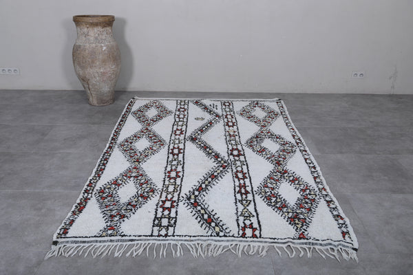Woven Moroccan rug – Traditional handmade carpet | 5.6 FT X 8.3 FT