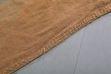 Orange Flatwoven Berber Moroccan Rug - 5.5 FT X 9 FT