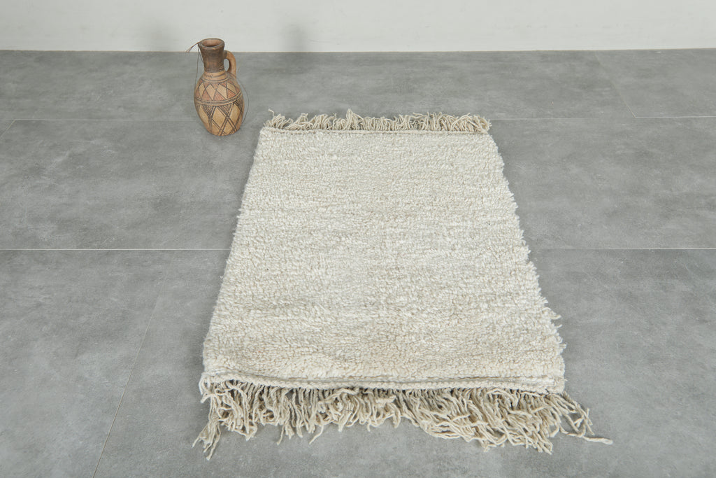 Handmade wool rug 2.1 FT X 2.9 FT